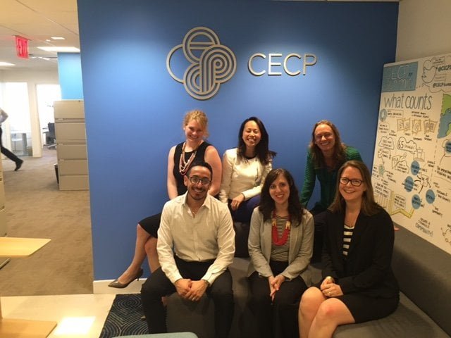 THE BUSINESS OF GIVING VISITS THE OFFICES OF CECP!