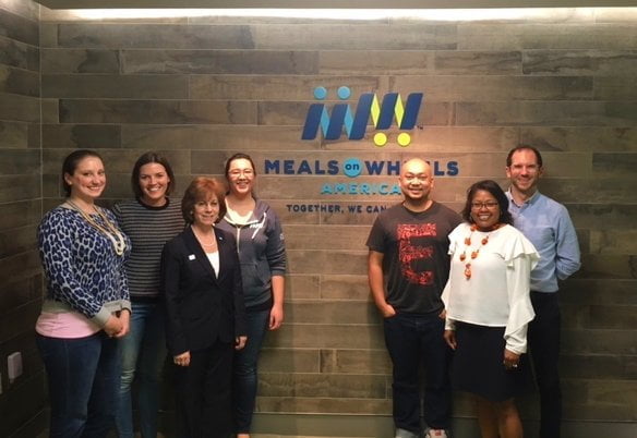 The Business of Giving Visits the Offices of Meals on Wheels America