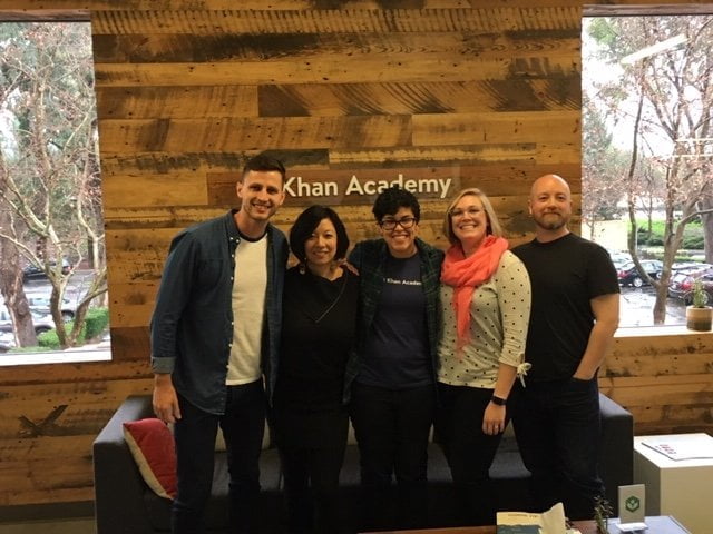 The Business of Giving Visits the Offices of Khan Academy