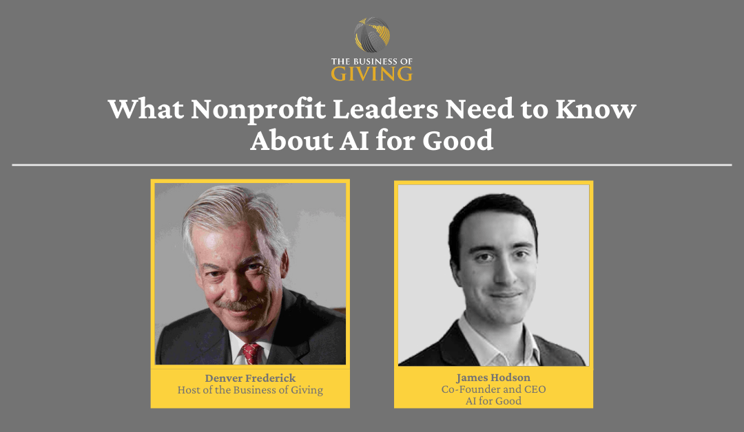 What Nonprofit Leaders Need to Know About AI for Good